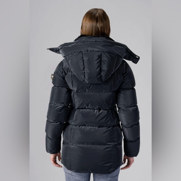 WOODPECKER WOMEN'S BUMNESTER 3/4 COAT - BLACK DIAMOND - Picture 3 of 9